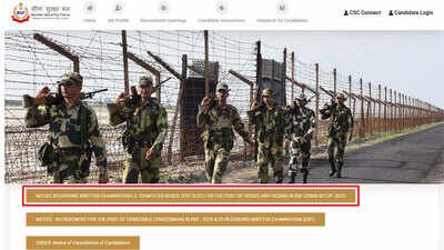 bsf head constable exam date 2026