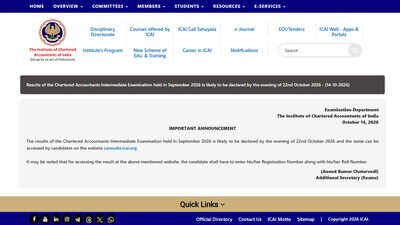 ca foundation result date 2026