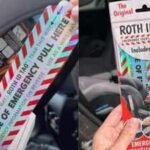 car seat safety tag that can help identify children in an emergency image credits instagram