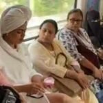 delhi metro passenger in bathrobe towel on head goes viral