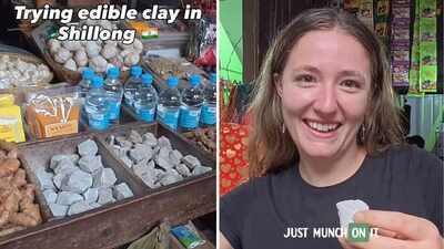 foreigner tries shillongs unusual edible snack says its not for me