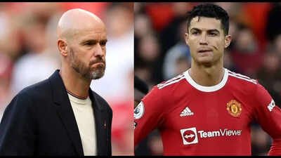 former manchester united boss erik ten hag and cristiano ronaldo