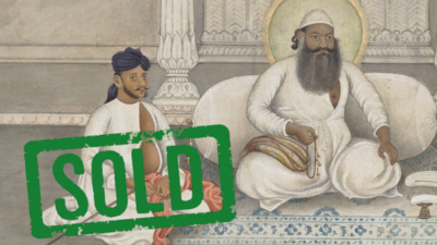 ghulam nasir al din known as kale miyan and two attendants by a follower photo credit christiescom