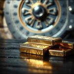 gleaming gold and silver bars