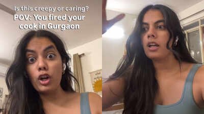 gurugram woman gets home made food from security gaurd