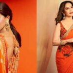 how to style orange on day one of navratri