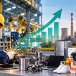 industrial growth from factory to market