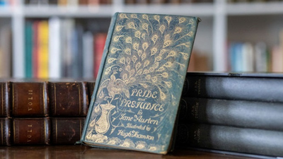 jane austens rare peacock edition of pride and prejudice was found at a bath car boot sale for 50p it later sold for 570