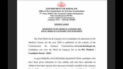 kerala neet pg final merit list 2026