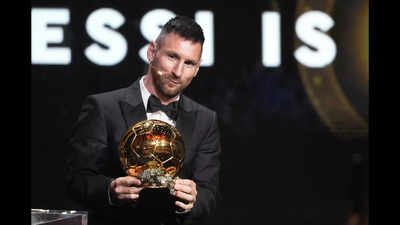 lionel messis 8th ballon dor award