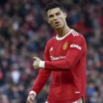 manchester manchester uniteds cristiano ronaldo gestures during the english p