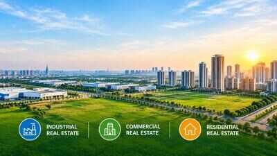 planned city real estate panorama