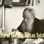 quote of the day by leo tolstoy ai generated