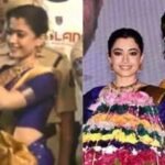 rashmika mandanna calls herself telanganas official daughter in law at first bathukamma after marriage to vijay deverakonda