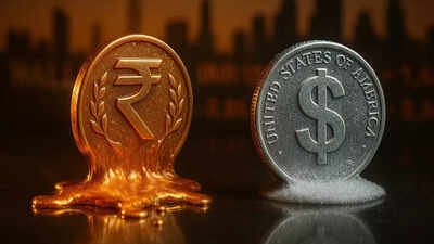 rupee gains 20 paise against us dollar