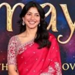 sai pallavi in anushree reddy saree for ramayana rise of a legend la premiere image credits twitter