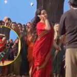 shraddha kapoors red saree look from the eetha sets goes viral fans ask makers to release the song transformation is visible