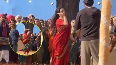 shraddha kapoors red saree look from the eetha sets goes viral fans ask makers to release the song transformation is visible