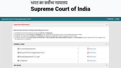 supreme court spa recruitment 2026