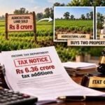 tax notice on land sale