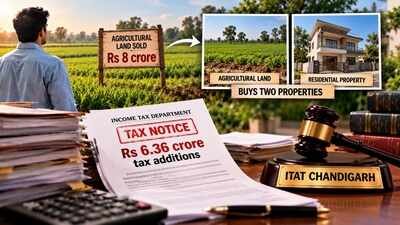 tax notice on land sale