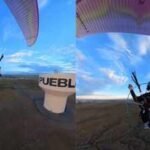 us man turns his commute into a 20 minute paramotor flight