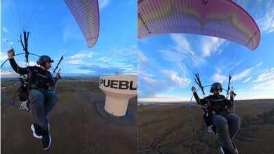 us man turns his commute into a 20 minute paramotor flight