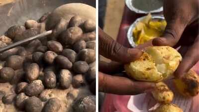 video harsh goenka reacts to potatoes roasted in hot sand x users recall childhood memories