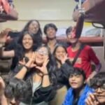 woman confronts youngsters over train noise internet divided