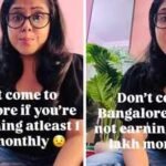 woman says rs 1 lakh monthly salary may be the minimum needed to live comfortably in the city