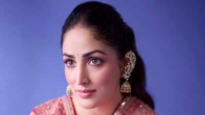 yami gautam serves festive elegance in a rs 101 lakh red anarkali with an embroidered bandhani dupatta ahead of nayyi navelli release image credits instagram